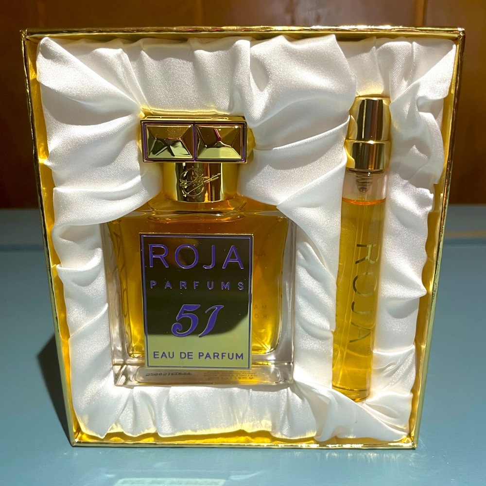 Roja Dove 1.7 oz. 51 Pour Femme + 7.5ml Travel Brand New
